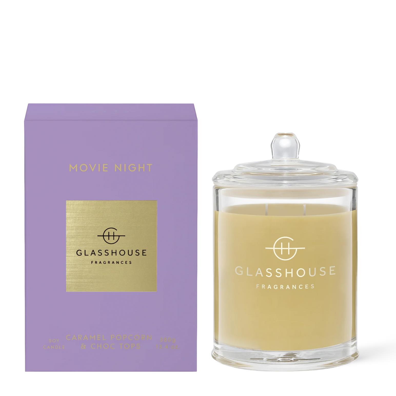 Glasshouse Fragrances Movie Night 380g Candle